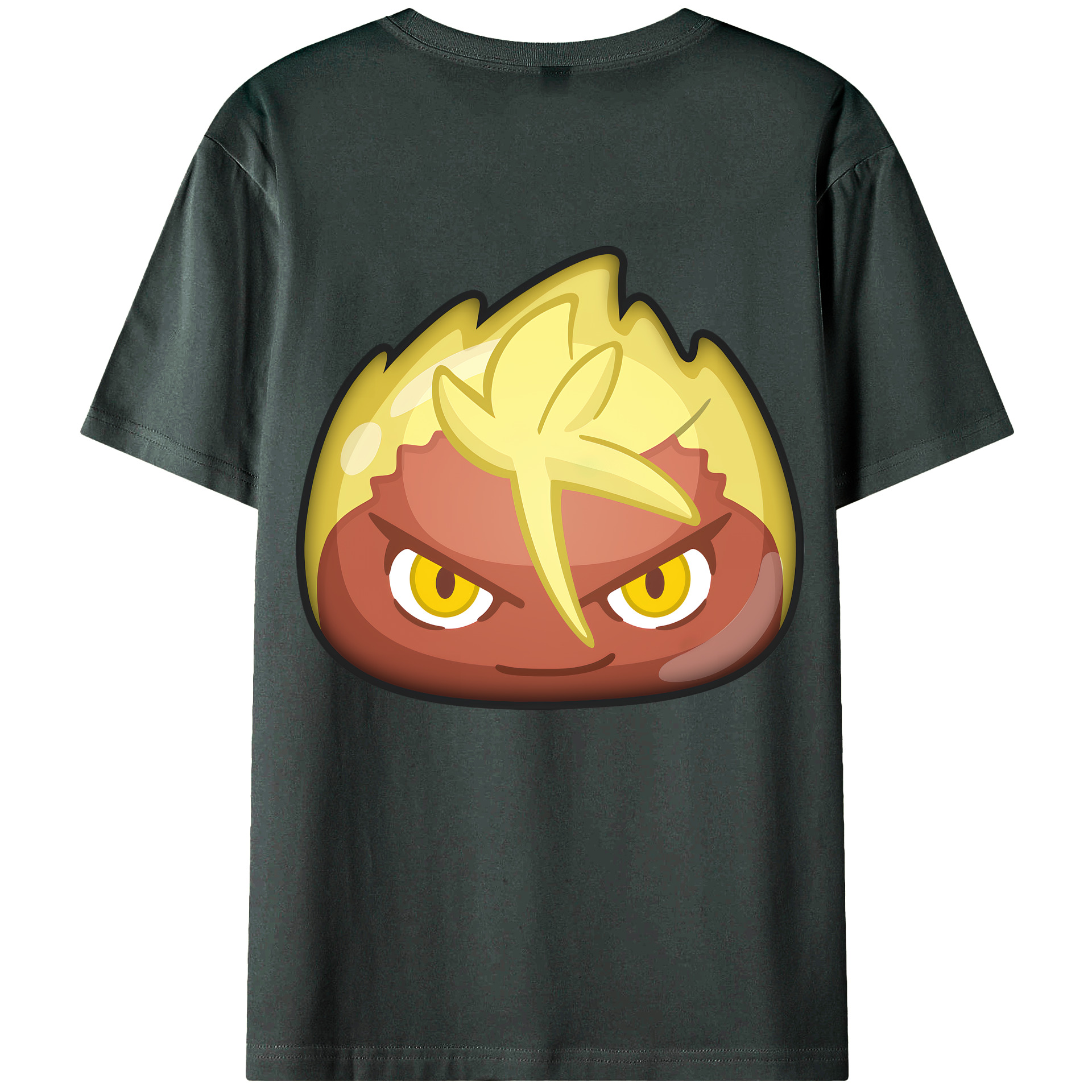 （画像用） 妖怪ウォッチ Yo-kai Watch 綿100％ メンズ半袖Tシャツ（バックプリント） 通気性